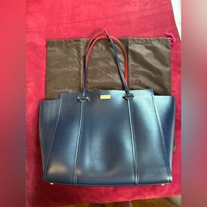 Kate Spade Navy and Red Tote Bag